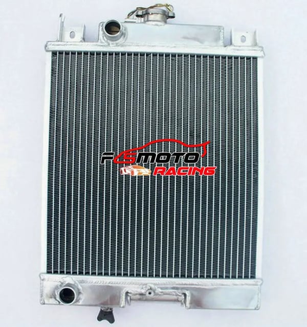 Radiator, Aluminium, 350mm x 330mm x 40mm, Φ1.125" Indløb/Udløb, Kompatibel med Suzuki Swift GTi 1989-1994, 2 Rækker
