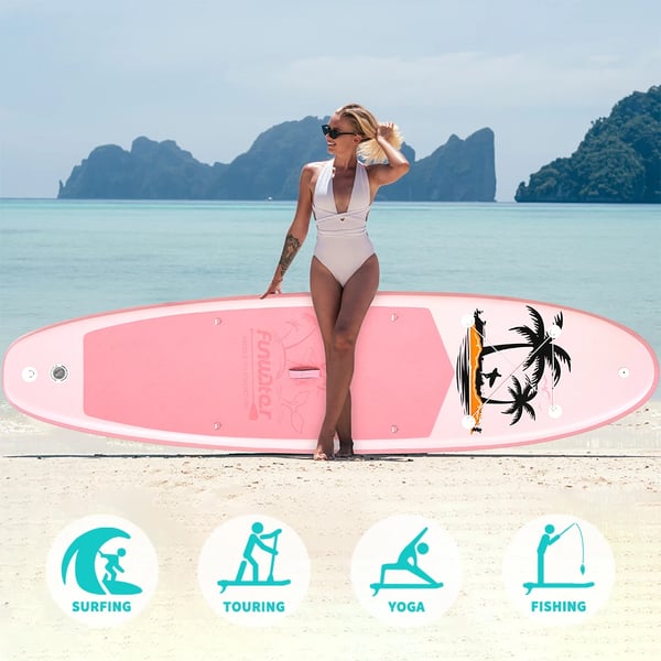 Stand-Up Paddle Board, Alsidig Kajakfunktion, Indbygget Kameramontering,SUPFW37B