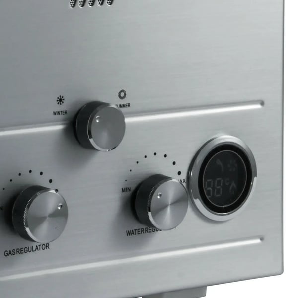 Tankless gasvandvarmer, 12L/min varmtvandsudgang, 24KW varmeeffekt,12L 24KW
