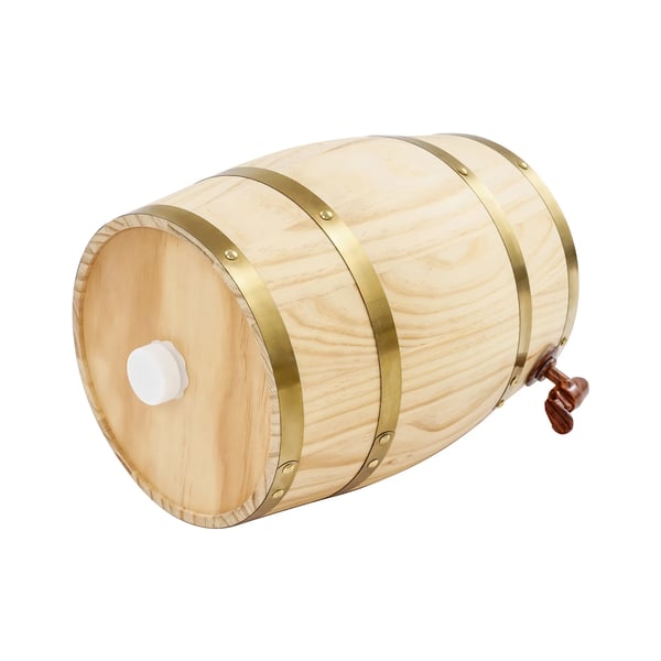 Vinfad, 10L kapacitet, vertikal design,Beige