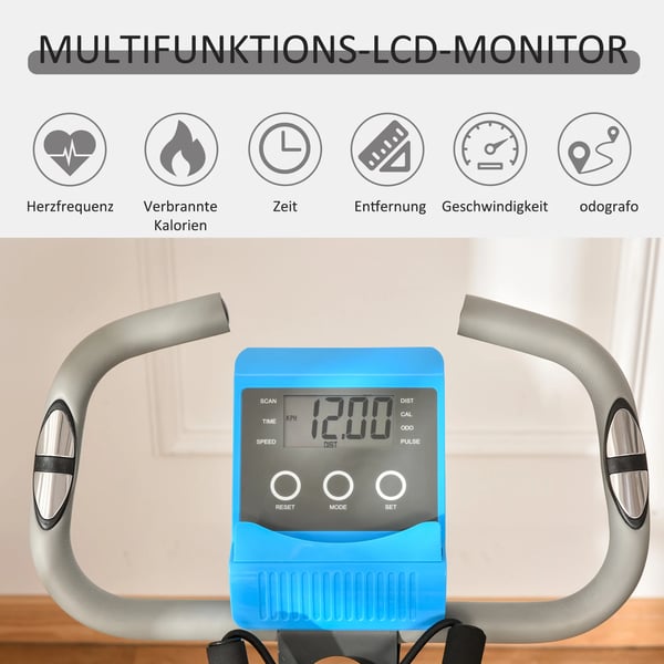 Kuntopyörä, 2-in-1 Treenaaja, Säädettävä Vastus,T3323P311593