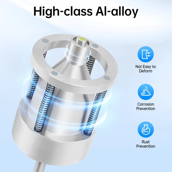 Dækbalancer, Aluminiumlegering Konstruktion, Brugervenligt Design,Rød Sølv