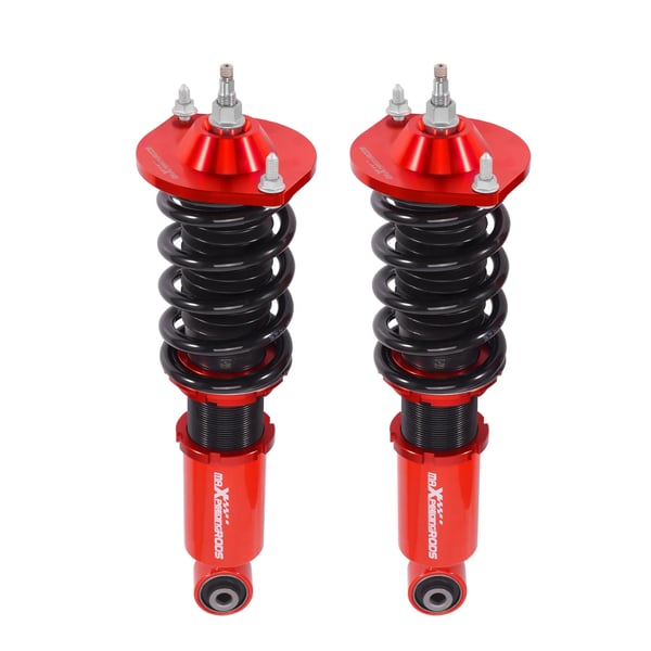 Coilover affjedringskit, højkulstofstål, 24-vejs justerbar dæmpning, kompatibel med MAZDA MIATA MX5, højdejusterbar, forårsrate 8 kg/mm