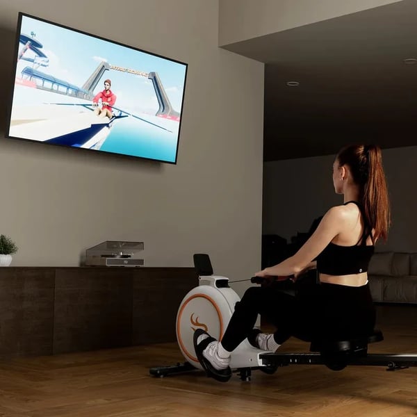 Soutulaite, 32-tasoinen säädettävä vastus, Bluetooth-yhteys,VALKOINEN