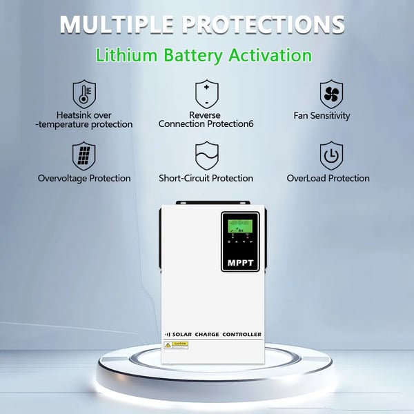 Solar Charge Controller, 140A Maximum Current, 60-500VDC Input, MPPT ...