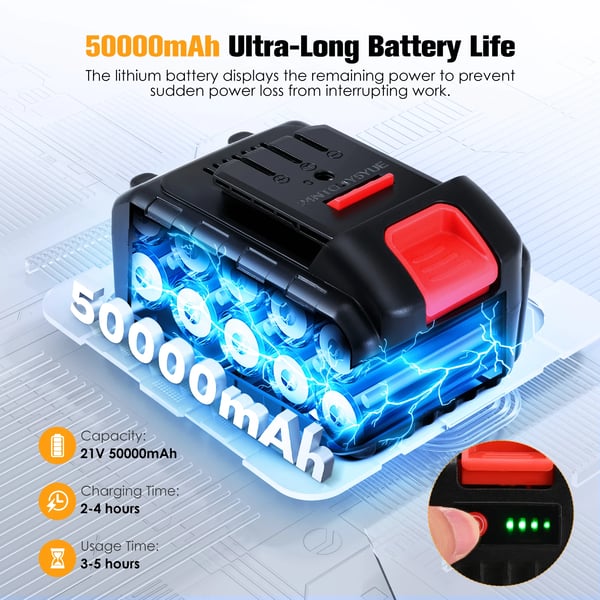 Bag Synemaskine, 190W Effekt, 50000mAh Batteri,220V EU stik