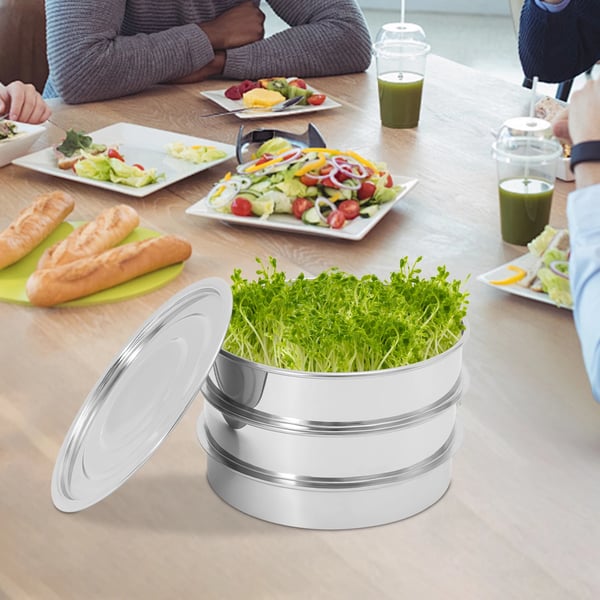 Frøspiringskit, To-niveau Design, Holdbarhed,Sølv