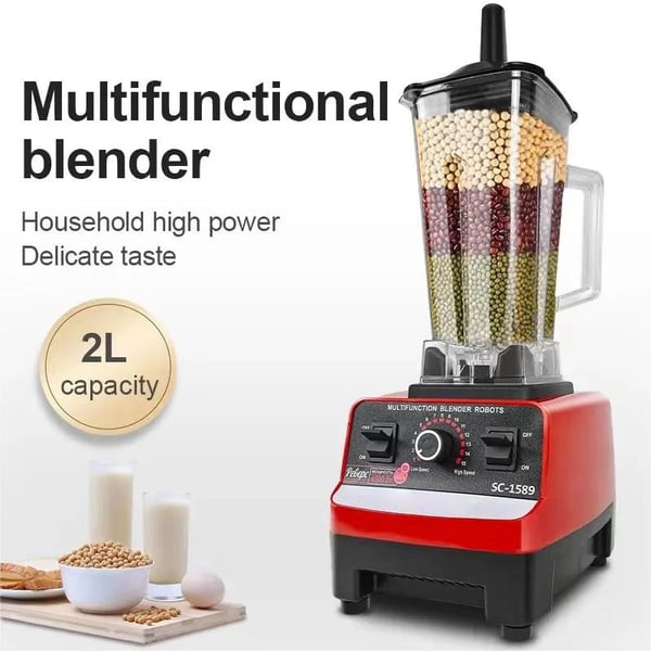 Blender, 2000W Teho, BPA-vapaat Materiaalit,VALKOINEN