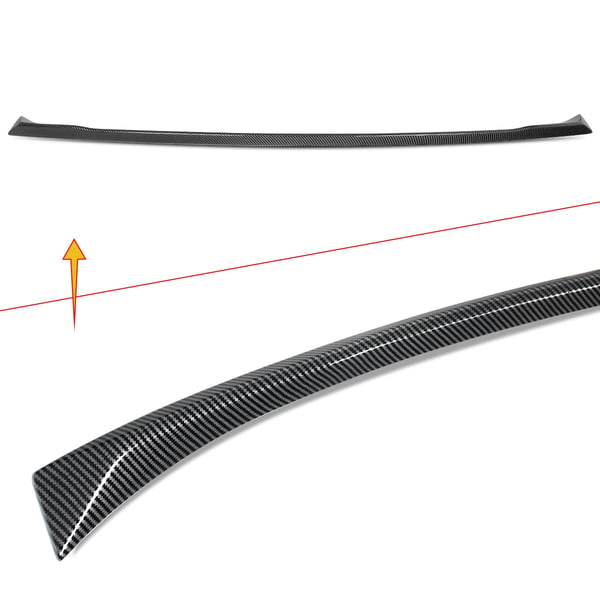 Spoiler, Kulfiberlook, Aerodynamisk Design,kulstoffiberlook