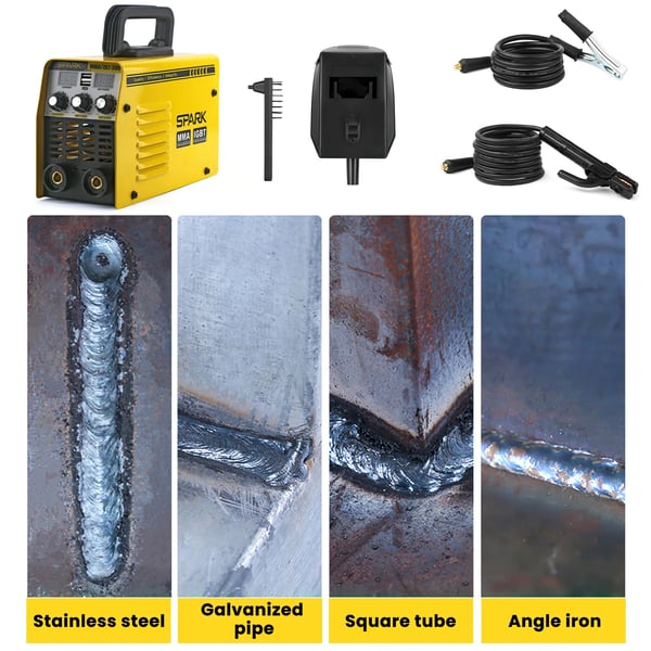 Svejsemaskine, Dobbelt Digitalt Display, Dobbelt USB-porte,MMA-250