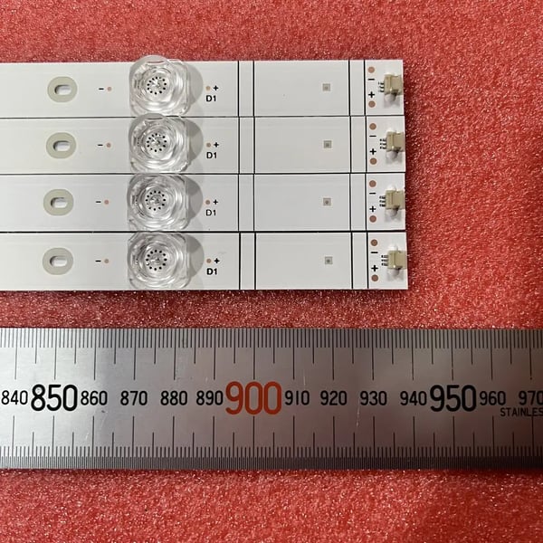 LED Baggrundsbelysningsstrimmel, SMD LED, Kompatibel med Udvalgte TV-modeller, Lysstrøm 60, Gennemsnitlig Levetid 100.000 timer