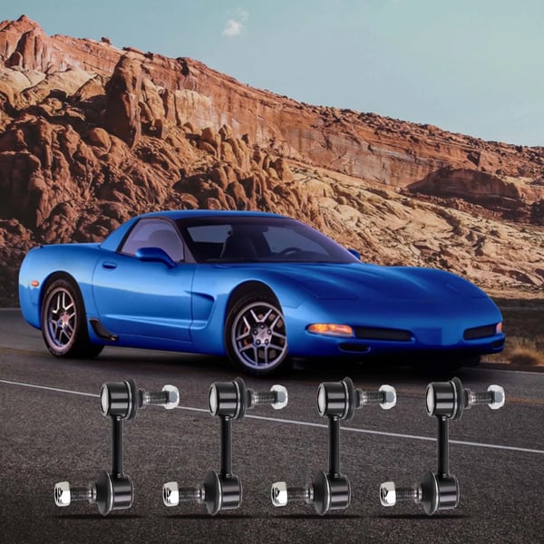 Sway Bar End Links, Kompatible med Corvette C5 C6, Holdbare Erstatningsdele