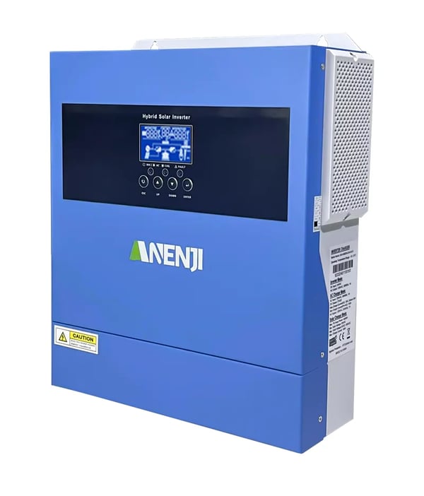 Hybrid sol inverter, MPPT-teknologi, WiFi-overvågning,24V, 220-240V, ANJ-4000W 24V