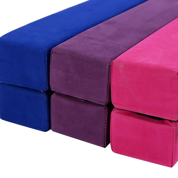 Balansbalk, Slitstarkt Mockamaterial, Halkfri Yta, Blå