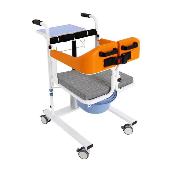 Hydraulisk Patientløfter, Ergonomisk Design, Nem Højdejustering,Appelsin
