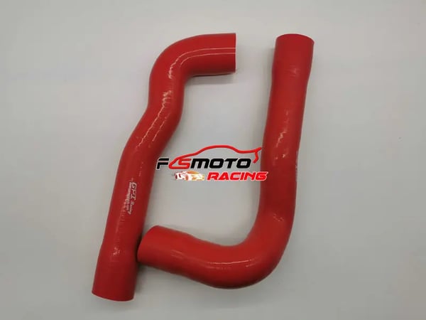 Silicone Radiator Slange, Høj Temperatur Modstand, Kompatibilitet med Luksus Sportsvogne,Rød
