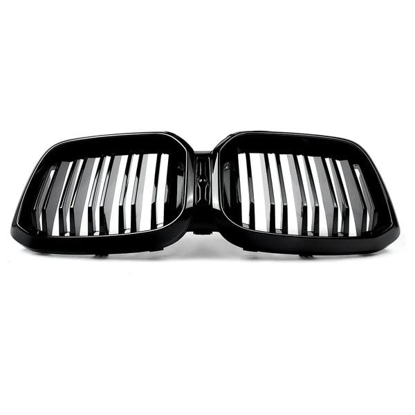 Frontbumpergrill, Holdbart ABS-materiale, Dobbeltlamel-design,som vist