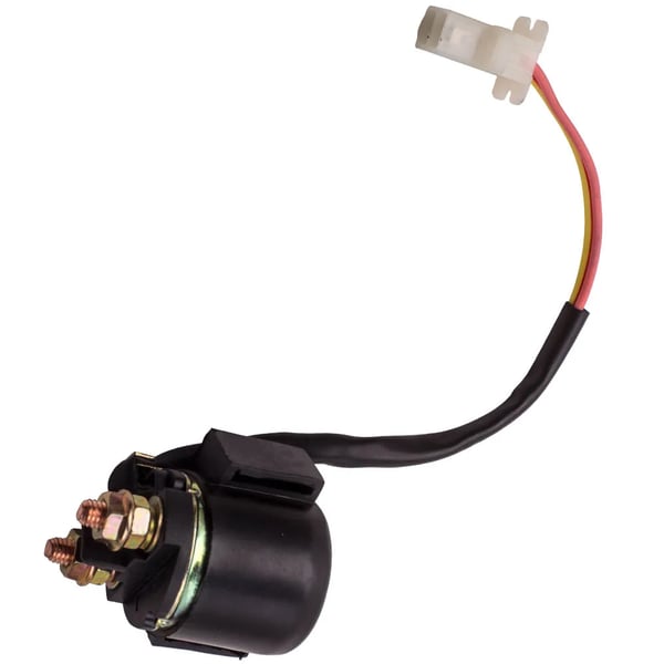 Starter & Relay Solenoid, Kompatibel med Yamaha ATV'er, Inkluderer Starter og Relæ