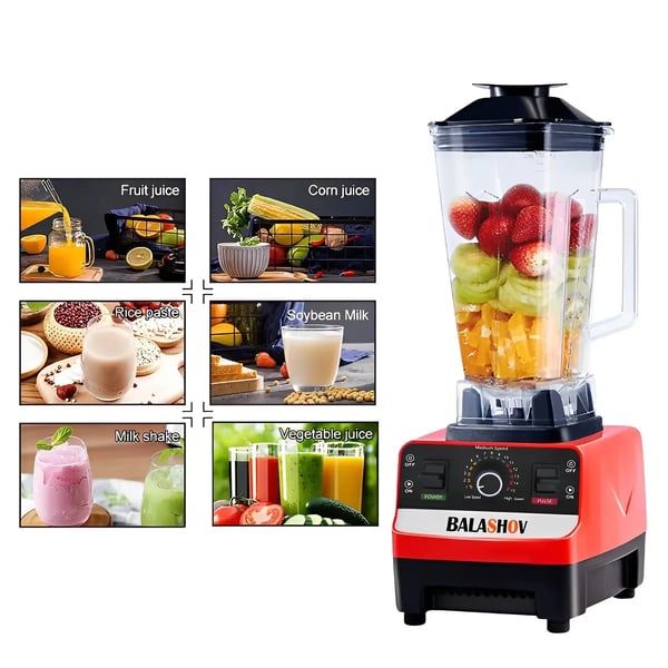 Kommersiel Blender, 2000W Effekt, 2,5L Kapacitet, ABS Materiale, Højhastighedsdrift, BPA-Fri