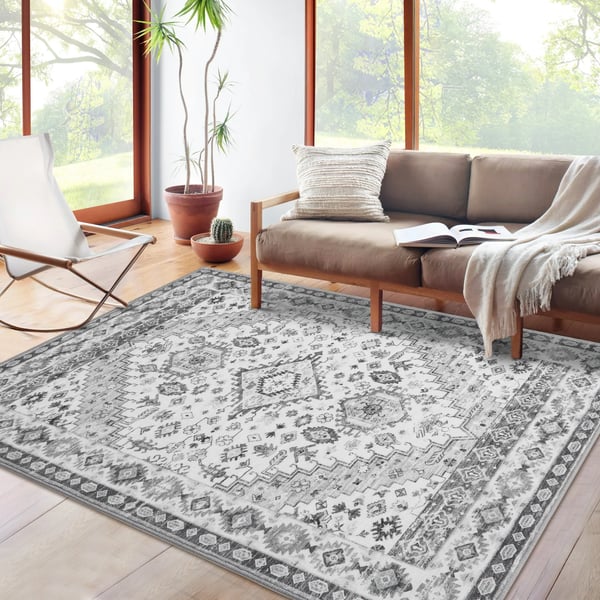 Matto, Vintage-muotoilu, Liukumaton tausta, 240x340cm, HARMAA
