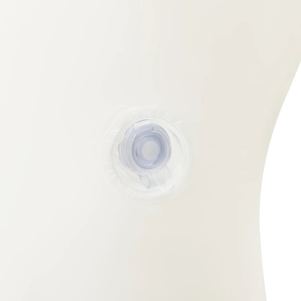 Pool Float, Snäckformad Design, Premium PVC Material,Vit