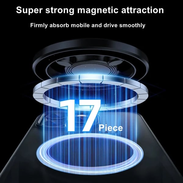 Telefonholder, 360° Rotation, Universel Pasform,sort