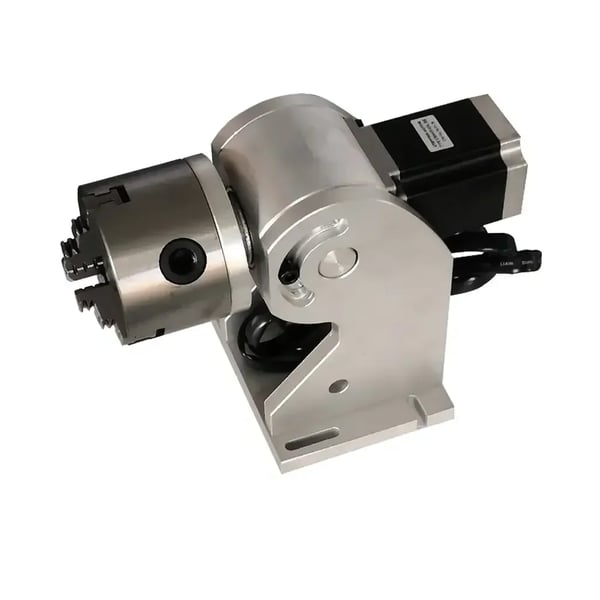 Rotary Axis Attachment, Præcisions CNC-bearbejdet, 360 Graders Rotation, Kompatibel med Smykker, Vægt 5 kg, Spænding 220V