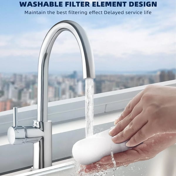 Vattenreningssystem, kiselgurkeramisk filter, fristående design,VIT