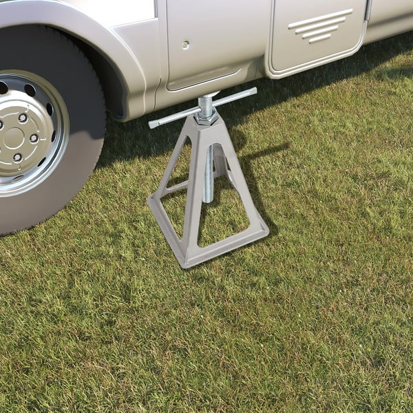 Aluminiumlegering RV stabilisatorstænger, tung belastningsevne, justerbar højde, kompakt transport