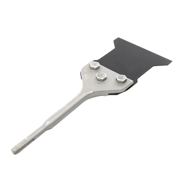 Gulvskrabber, 275x100mm, Fremstillet af Fjederstål, Passer til SDS-Plus Skaft, Effektivt Fjerner Klæbemidler, Holdbar Konstruktion