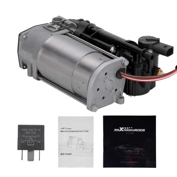 Ilmakompressorin pumppu, 32cm x 32cm x 20cm, 4650g, Yhteensopiva useiden Mercedes E-luokan mallien kanssa, Vaihtopartinumero: 2123200104, 2123200404