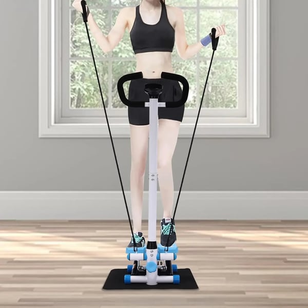 Stepper Maskine, Justerbar Højde, 150KG Vægtkapacitet,sort