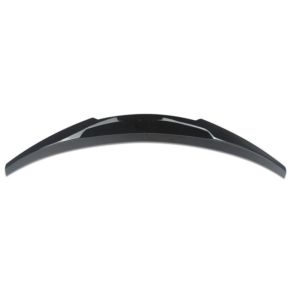 Bagagerumsspoiler, M4 stil, nem installation, kompatibel med BMW, blank sort