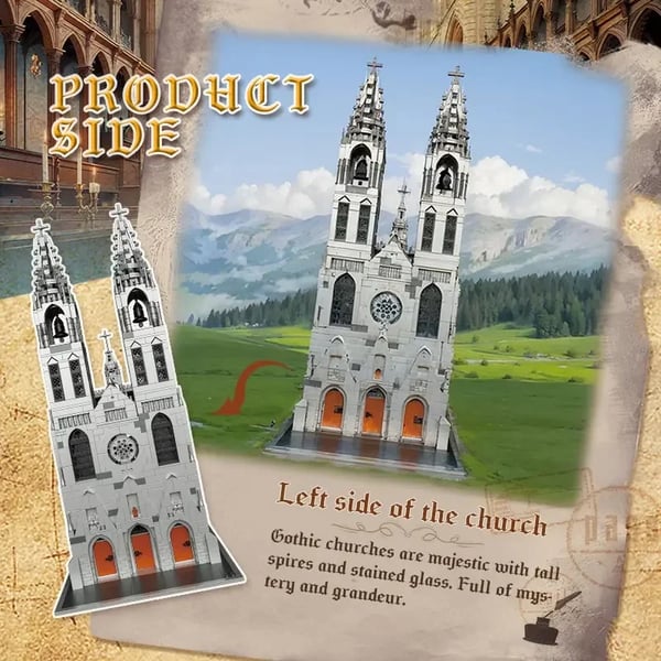 Samlingsmodel, Gotisk Katedraldesign, Uddannelsesmæssig Sjov,Kirke