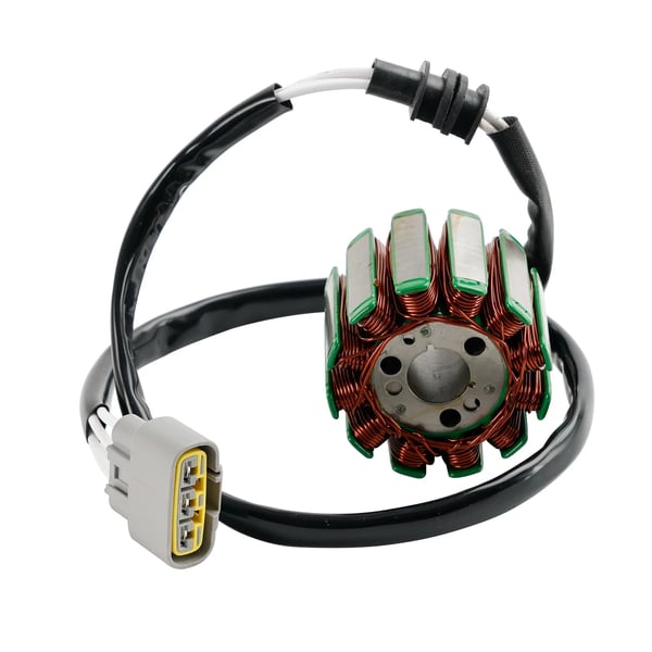 Stator Generator, Højkvalitets Kobberviklinger, 3 Ledninger, 1 Stik, 3 Stifter, 12 Poler