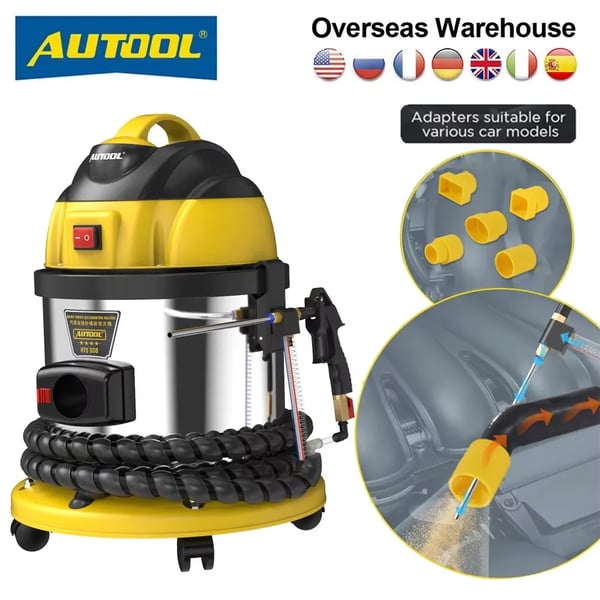 Bilmotor Kulstofaflejringsrenser, Effekt 1200W, Spænding 110V/220V, Kapacitet 13L, Dimensioner 400x400x540mm, Vakuum Suge 0.02MPa