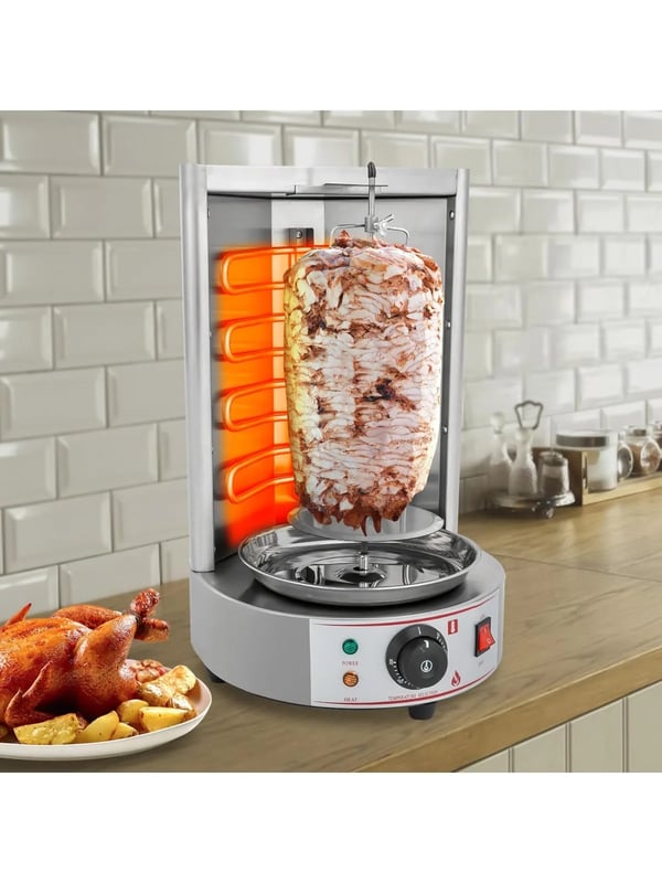 Vertikal Grill, Høj-effektiv Madlavning, Holdbart Rustfrit Stål Design,JJFTQV-000200EU
