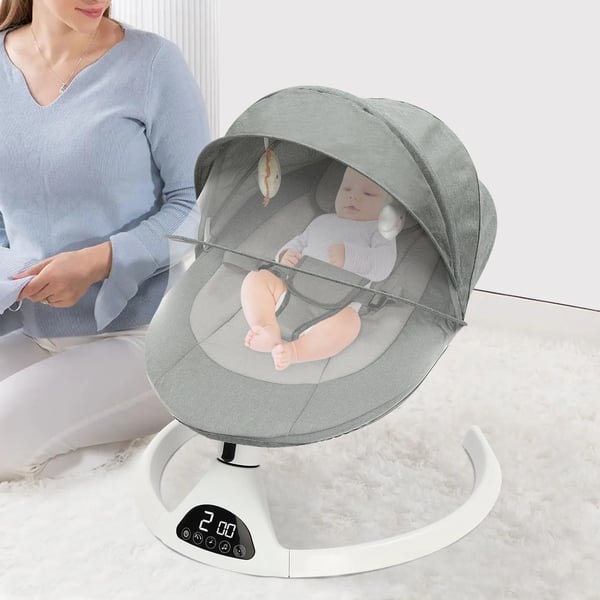 Babysving, Bluetooth Musik, 5 Hastighedsindstillinger,grøn