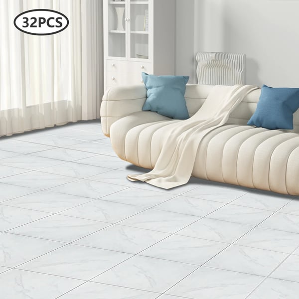 PVC-lattia, 30 x 30 cm, 1,2 mm paksuus, UV-kestävä, palonsuojattu, 32 kappaletta