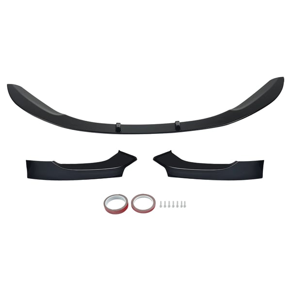 Fram Splitter Spoiler Lip, Lätt ABS Plast, Enkel Installation,som visas