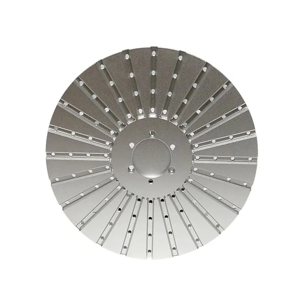 Rotary Achse, Diameter 300mm, 24 Kanal Tælling, Kanal Længde 90mm, Gap Vinkel 15 grader, Plade Tykkelse 10mm