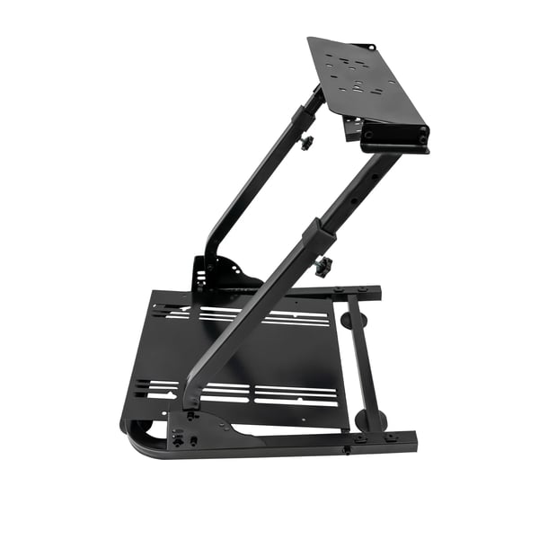 Racingsimulator Stativ, Justerbar Højde, Sammenklappeligt Design,Sort