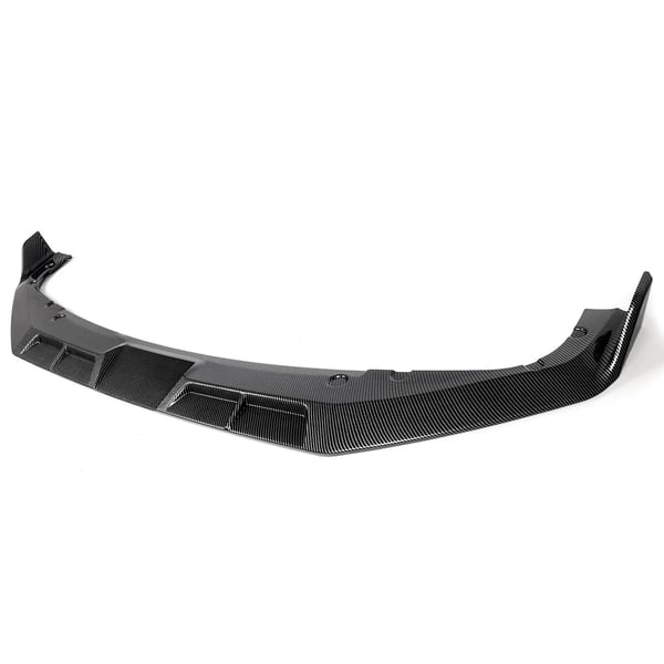 Front Bumper Spoiler, Passer til Luksus SUV F95 F96 X6M, Holdbar ABS Plast,kulstoflook