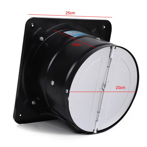 Afbudsventilator, 80W Effekt, 850 m³/t Luftstrøm, 60dB Støjniveau, 2800 RPM Hastighed, 25x25x15 cm Dimensioner