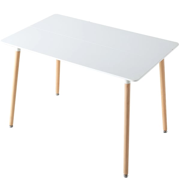 Spisebord, Minimalistisk Moderne Design, Holdbare Materialer,Hvid