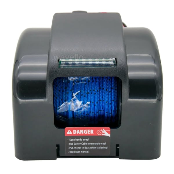 Elektrisk Ankerwinde, Trådløs Fjernbetjening, Holdbar Marine-Grade Design,12V 45LBS