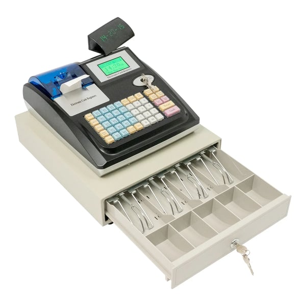 Elektronisk Kasseapparat, Dobbelt-Display, Pengeskuffe, Høj Kompatibilitet
