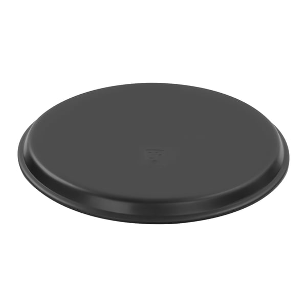 Serveringsbakker, 8-delt sæt, tekstureret overflade,35 cm, sort