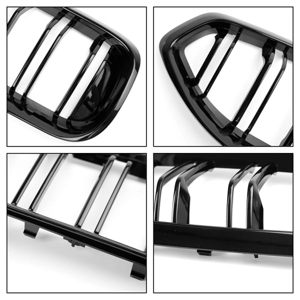 Frontgrill, direkte erstatning, holdbar plast, passer til G29 Z4 20I 30I M40I, nem installation