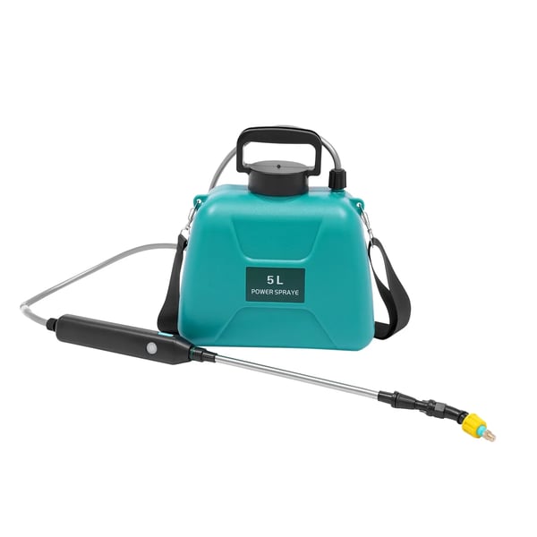 Elektrisk Have Sprøjte, 5L Kapacitet, Batteridrevet, USB Opladelig,Grøn